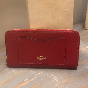 Coach Accordion Zip Wallet